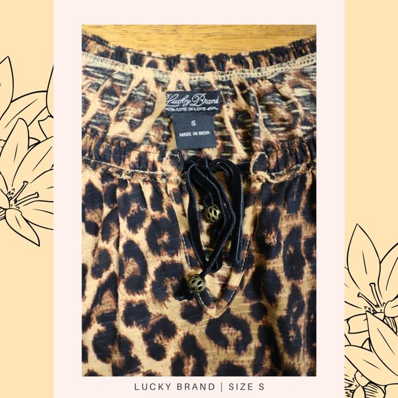 LUCKY BRAND 3/4 Blouse | Size S - Picture 4 of 4